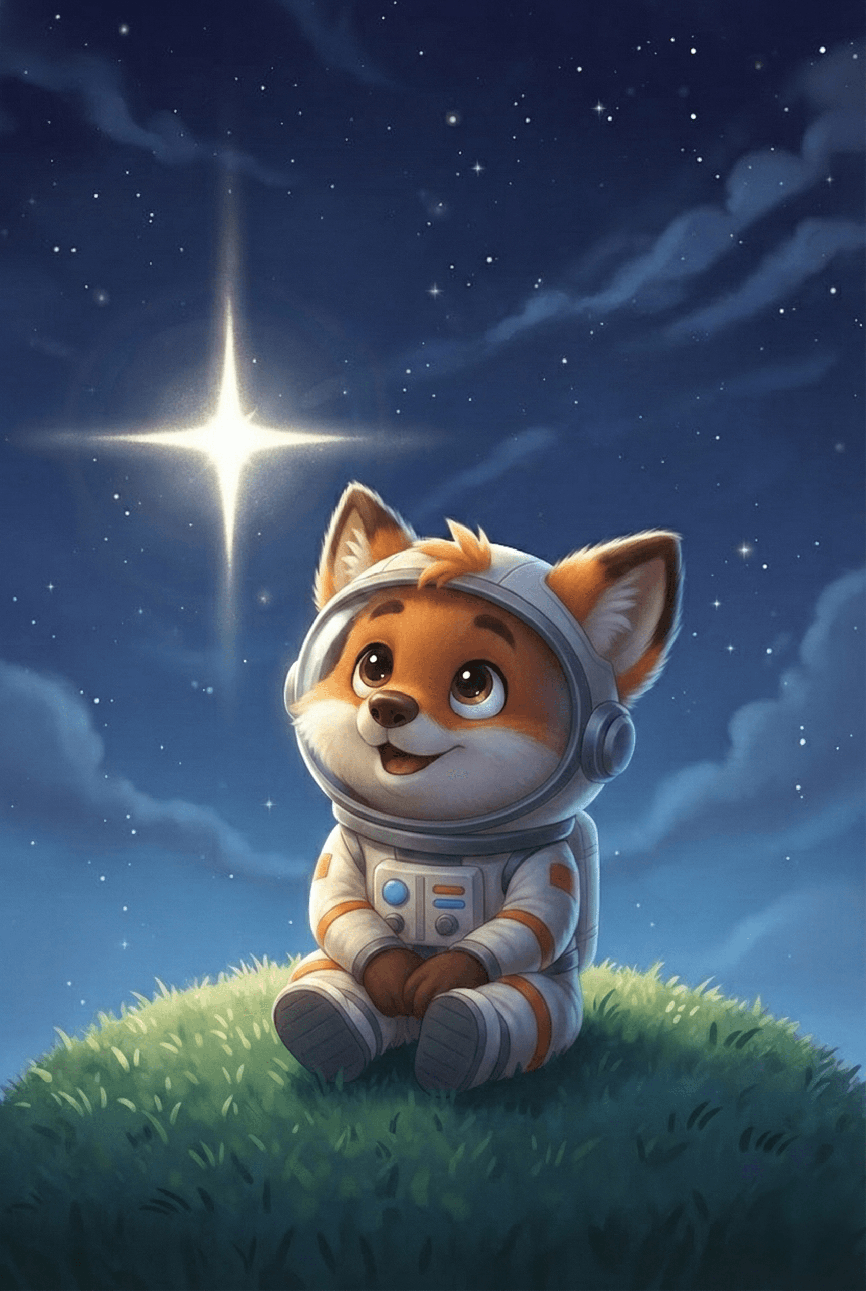 Nyo regarde les étoiles